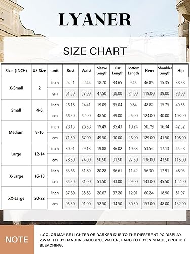 Miniatura 7 de LYANER Conjunto de pijama de 4 piezas para mujer con ribete de encaje floral satinado con bata