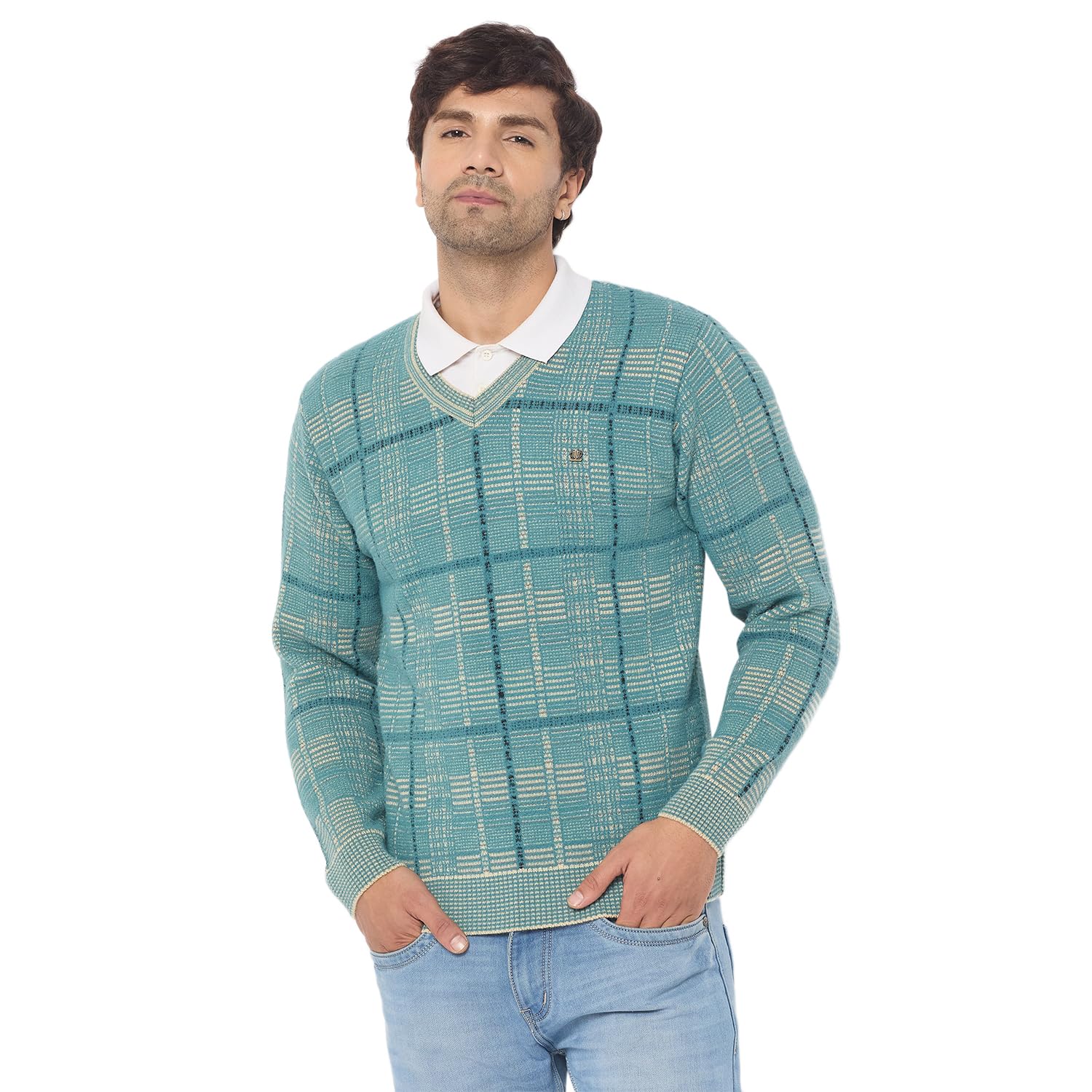 duke Men's Acrylic Blend Casual Pullover Sweater-picture-34