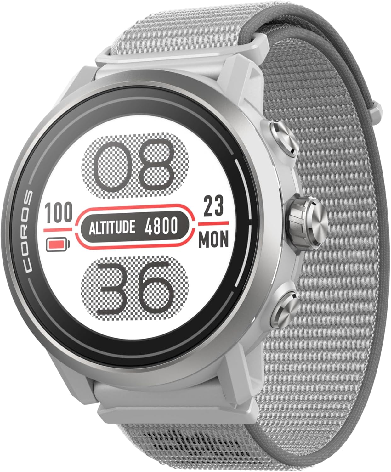 COROS APEX 2 Series Outdoor GPS Watch, 1.2" Sapphire Titanium, On-Wrist Navigation, Offline Maps, Heart Rate Monitor, Track Sleep, Running, Biking, Skiing, Climbing