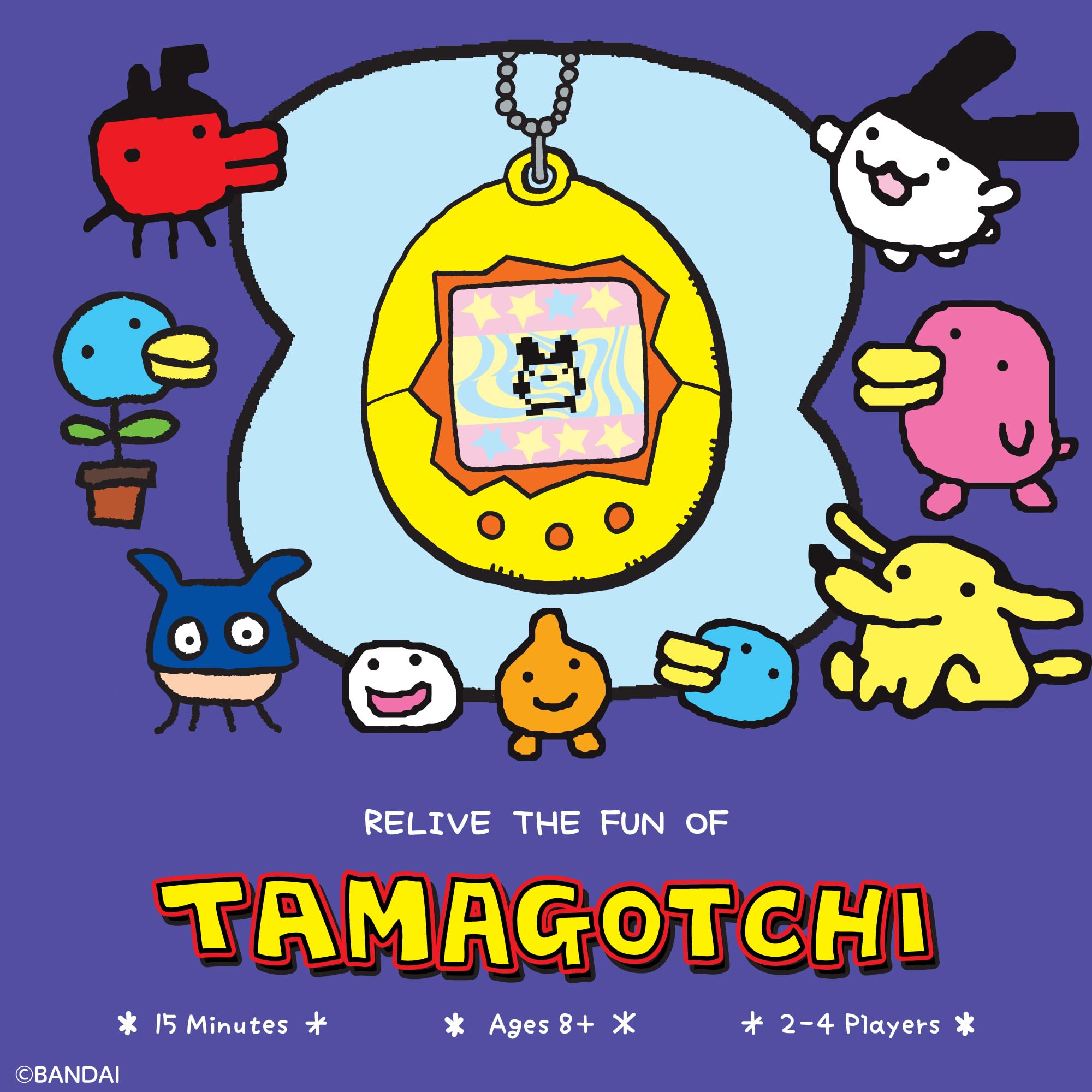 Gioco di carte Tamagotchi per bambini e famiglie 8+ | Gioco di strategia e set da collezione per 2-4 giocatori | Evolve Your Tamagotchi | Notte di giochi di carte per famiglie | Gioco ufficiale
