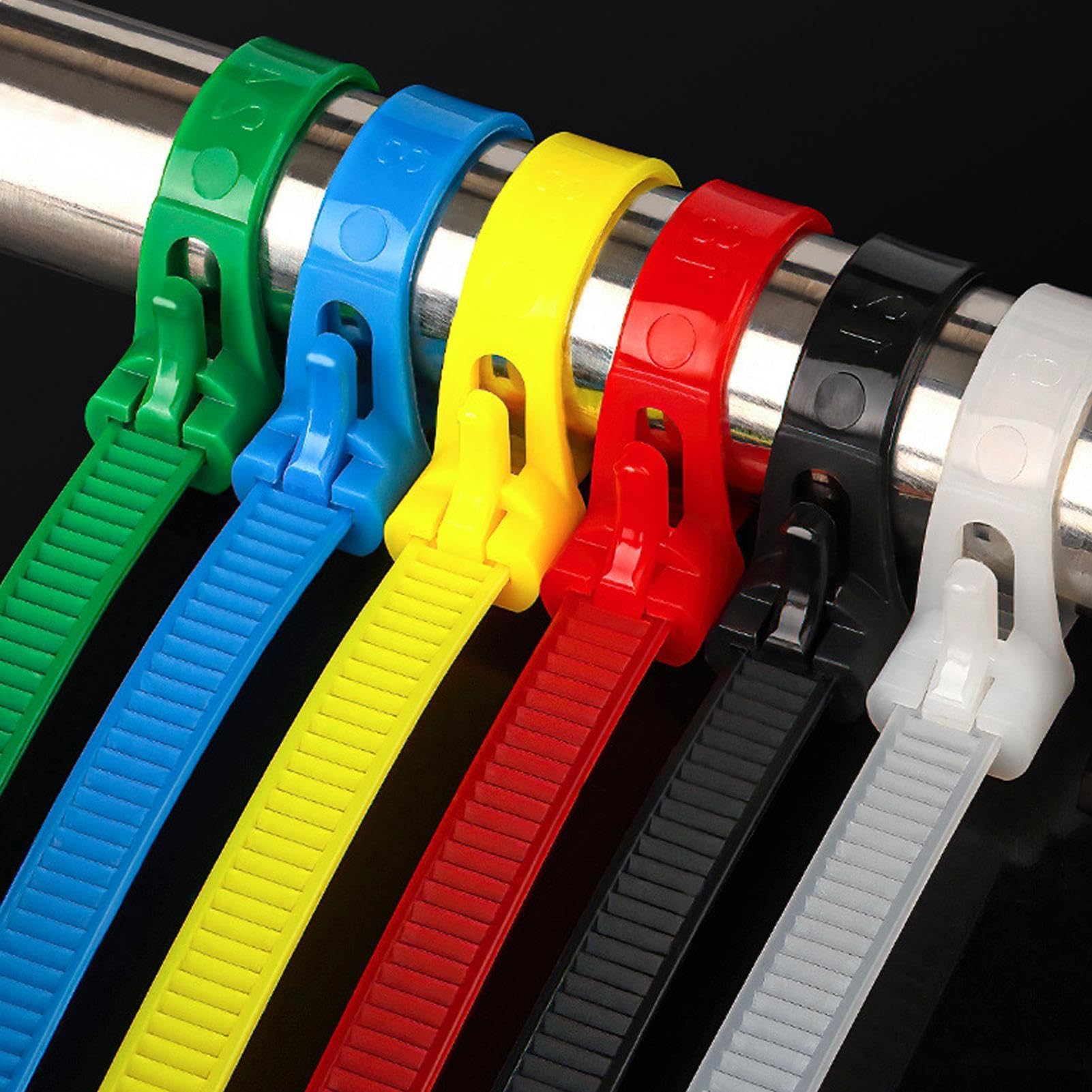 150 Fibbie Per Fascette In Nylon Universali Con Cerniera - Foto 5