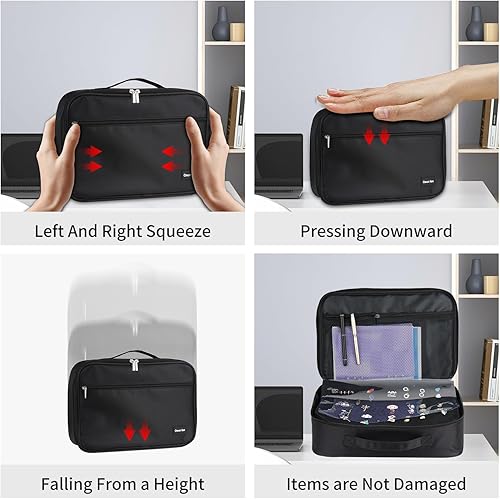 Miniatura 5 de Bolsa de exhibición de pines esmaltados, libro de transacciones, 12 páginas coleccionables, caja de organización de almacenamiento adecuada para