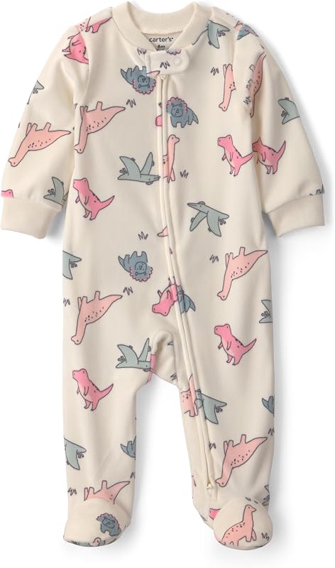 Baby Girls' Fleece Sleep and Play