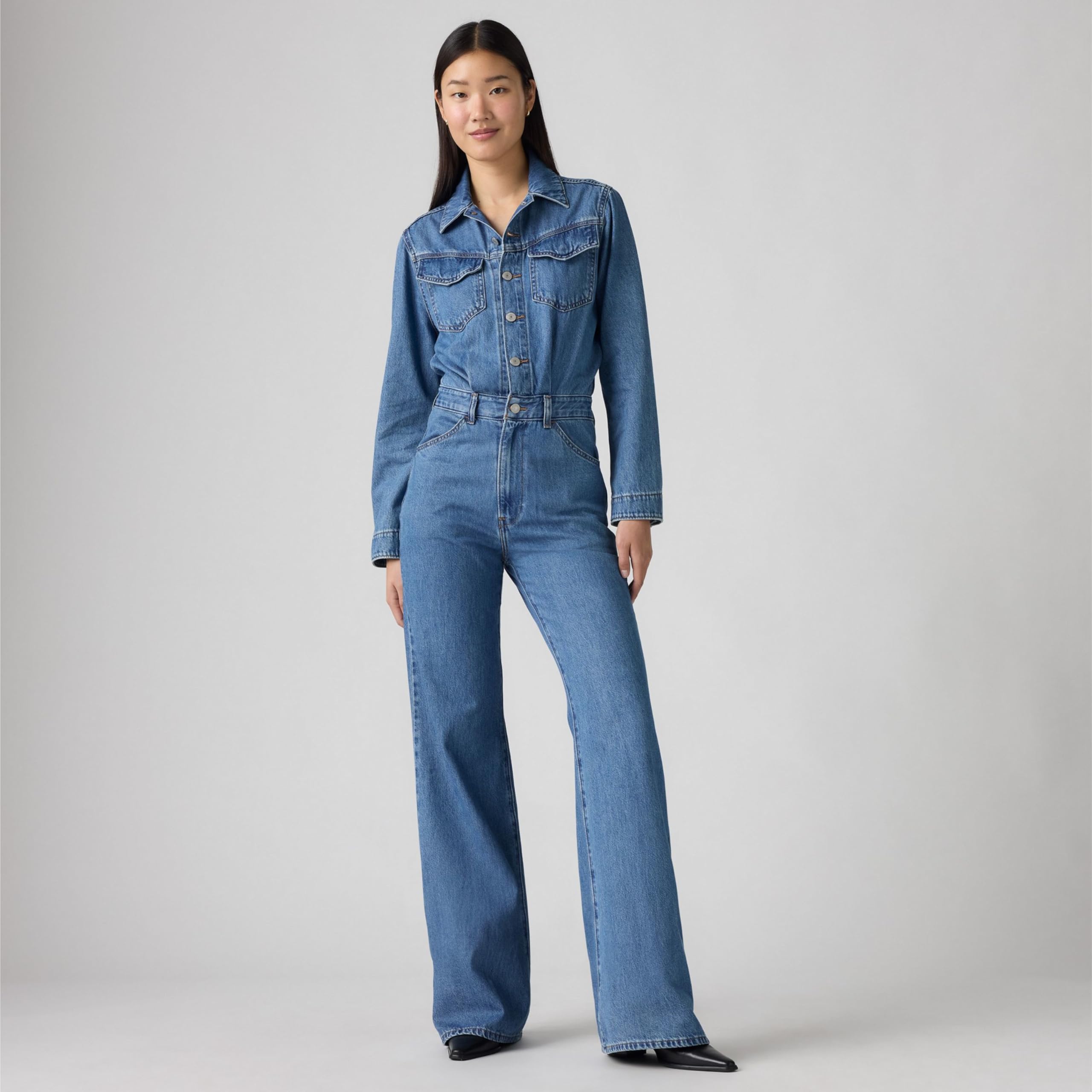 Levi's Western Jumpsuit Robe décontractée Femme (lot de 1)