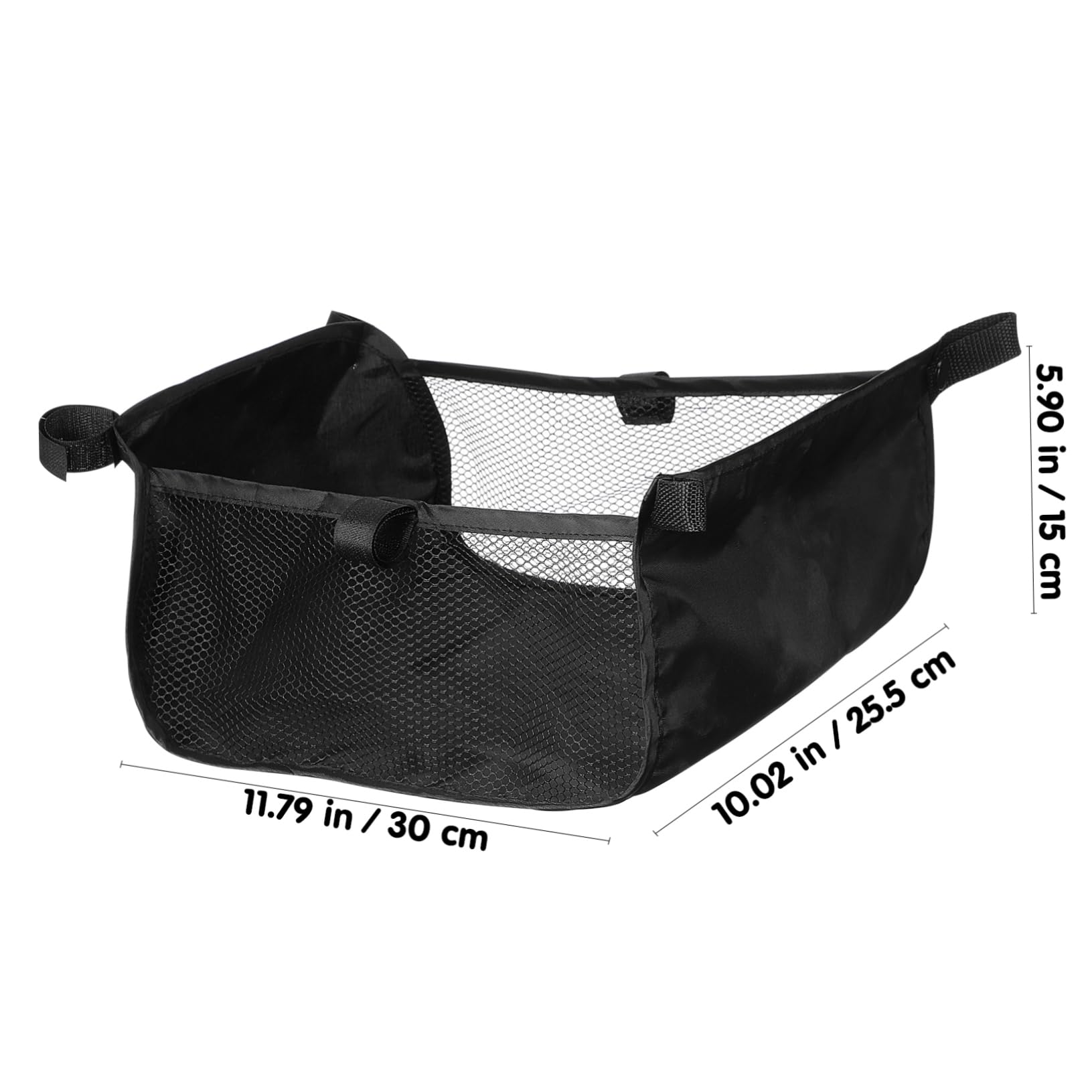 BESPORTBLE 3 Piezas Cesta para Carrito de Bolsa Organizadora Inferior para Cochecito Cesta de Almacenamiento Espaciosa y para Accesorios