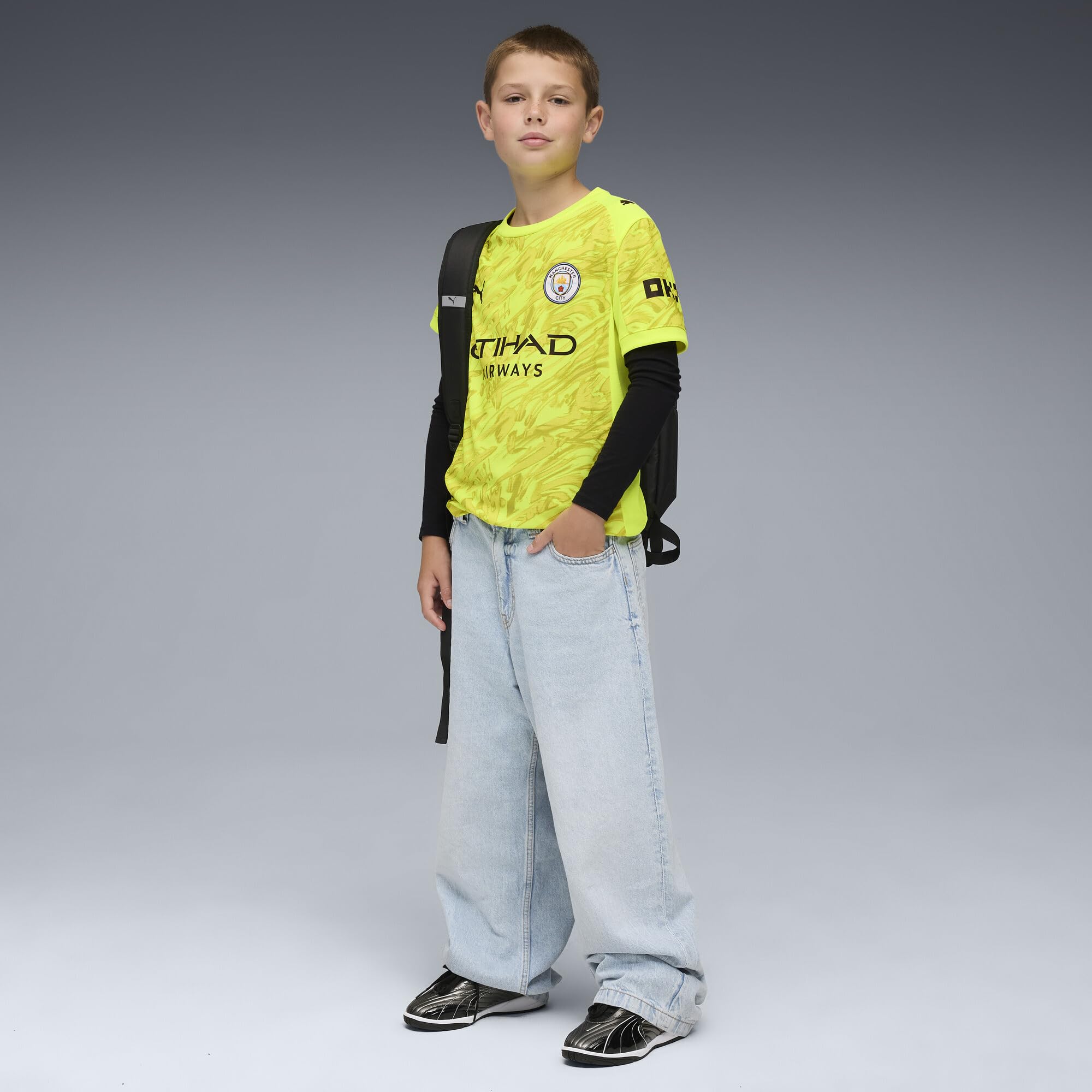 Maillot de Gardien Enfant Manchester City FC 2025/26 Jaune
