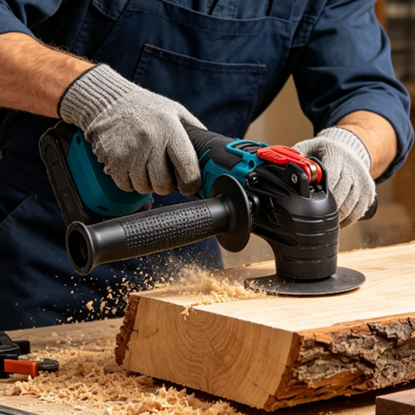 Smerigliatrice Angolare A Batteria Utensile Oscillante Per Intaglio A | Smerigliatrice Angolare per Intaglio Legno per Uso Domestico, Officina, Garage, Esterno, Metalli, Legno e Industria