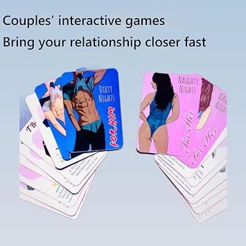 Couples Naughty Nights Romantic Cards, Spicy Couples Games for Date Night, Romantic and Exciting Date Night Game Ideas to Spark Conversation and Intimacy, Gifts for Him & Her