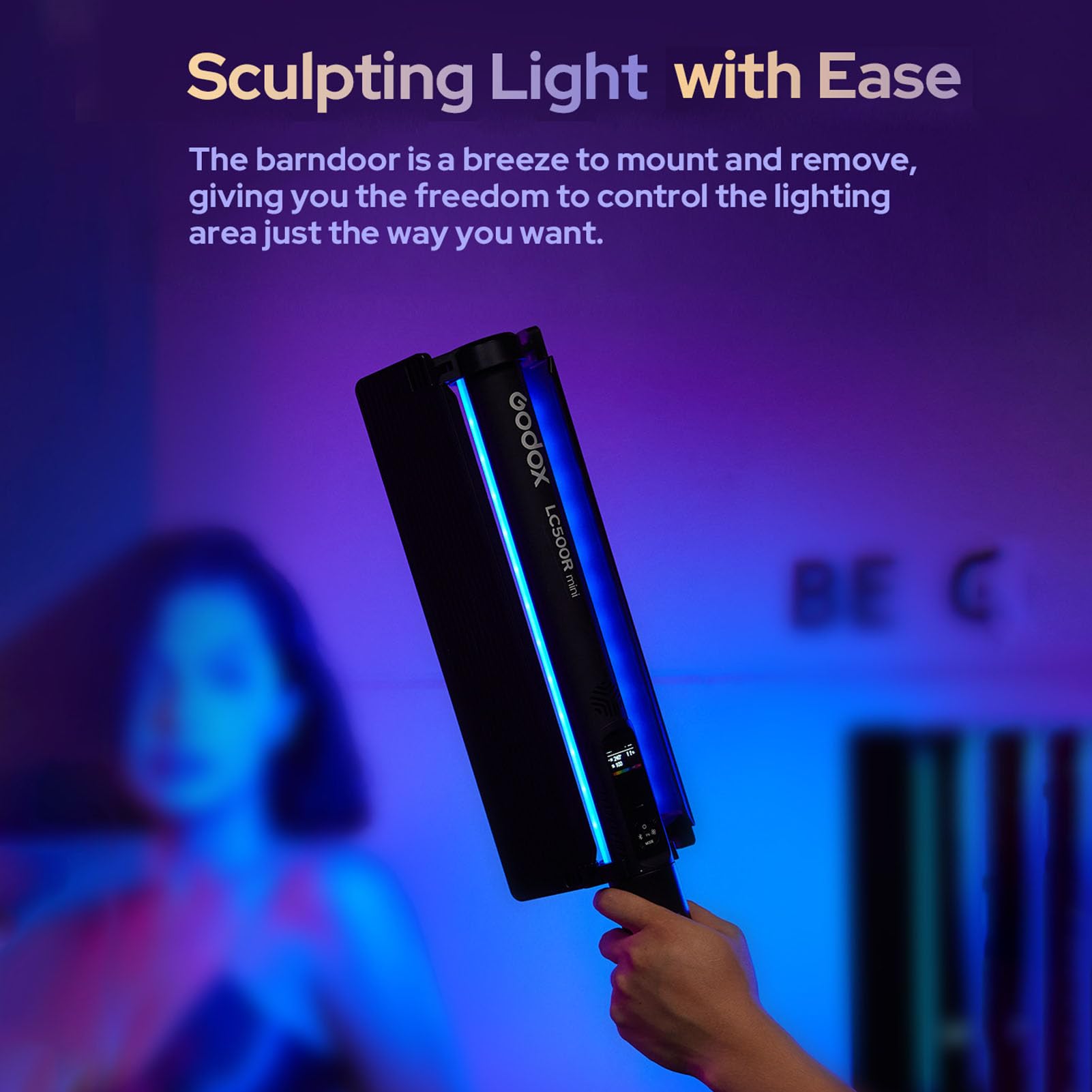 Amazon.com : GODOX MINI LC500R 20W RGB Handheld Photography Lamp