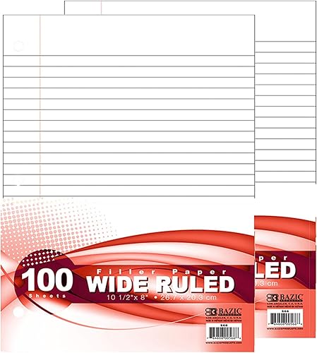 Miniatura 7 de BAZIC WR 100 unidades de papel de relleno, color blanco