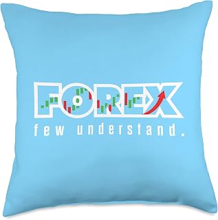 FX Market Trading Forex Candles Throw Pillow