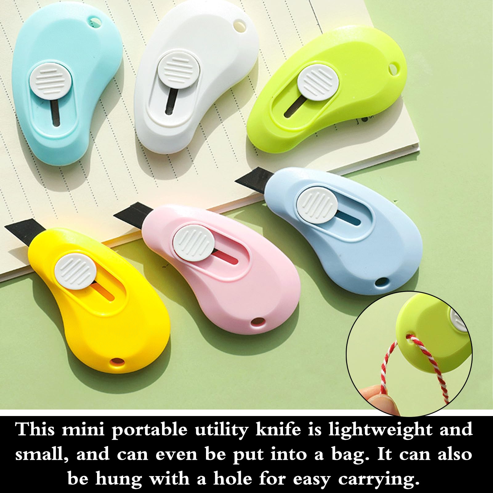 Bewudy Lot De 6 Mini-couteaux, Mini-couteaux De Boîte, Petit