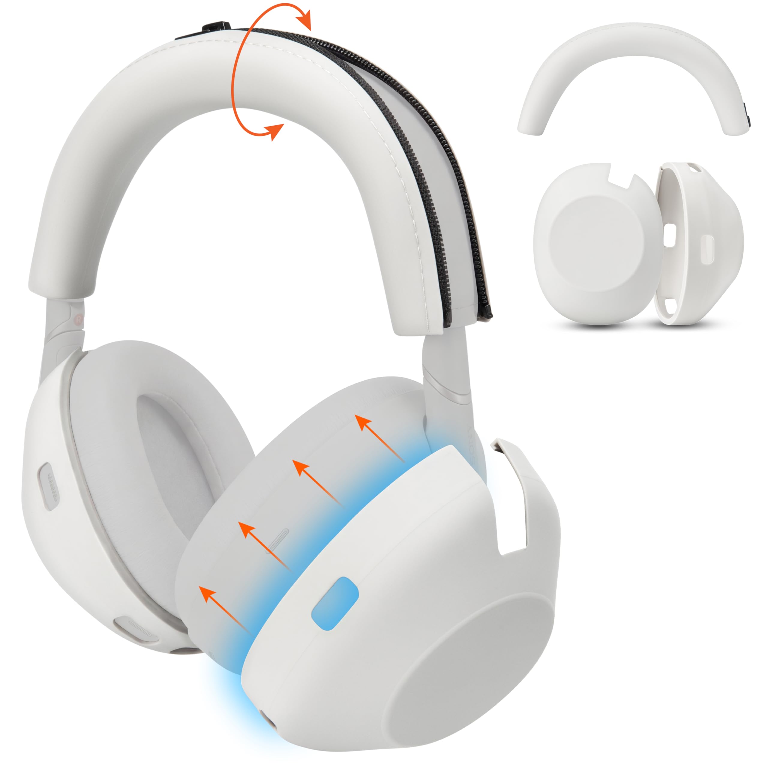 Amazon.com: WC ShellZ XM6 – Protective Silicone Shell & Headband