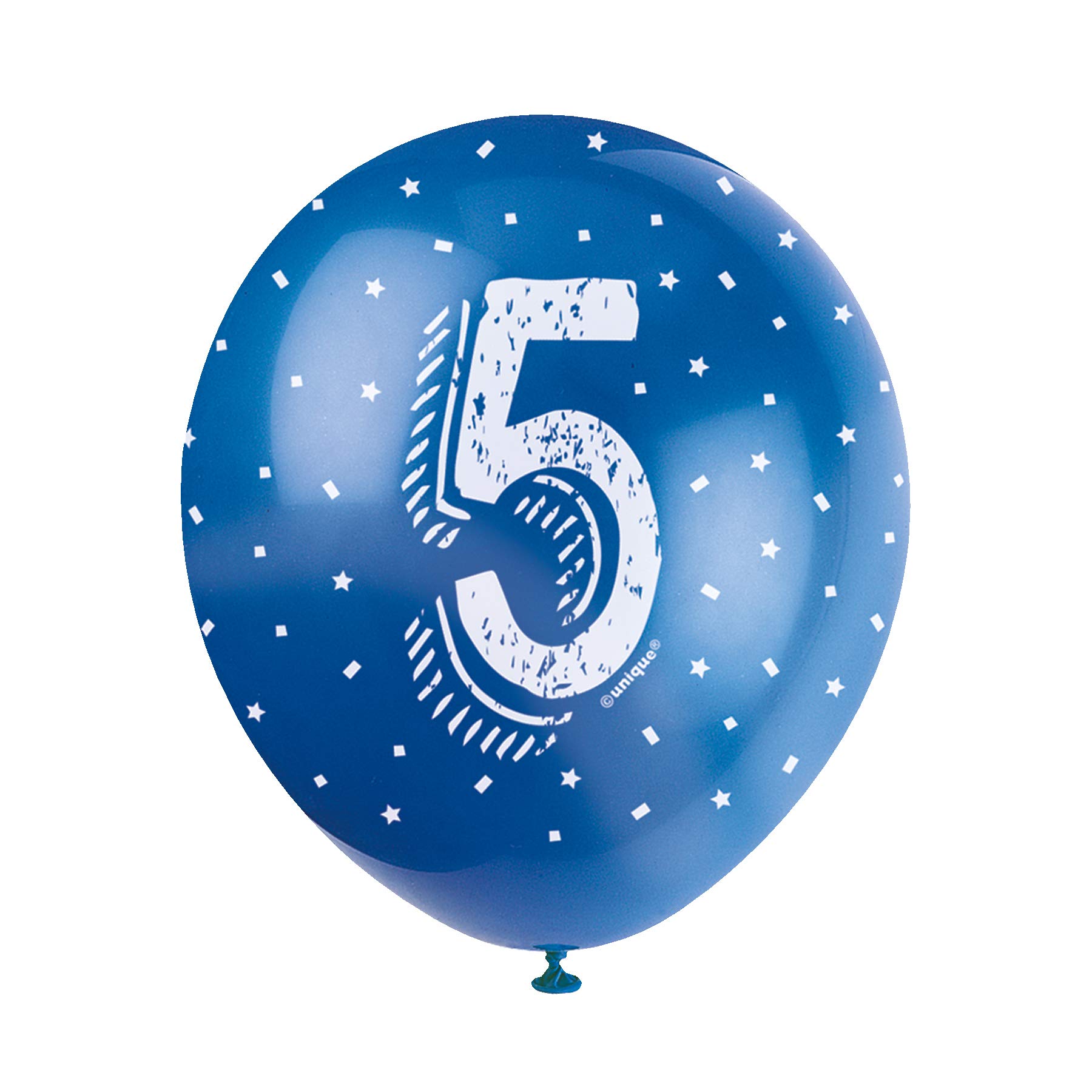 Unique Pack Of 5 Number 5 12" Latex Balloons from B&Q