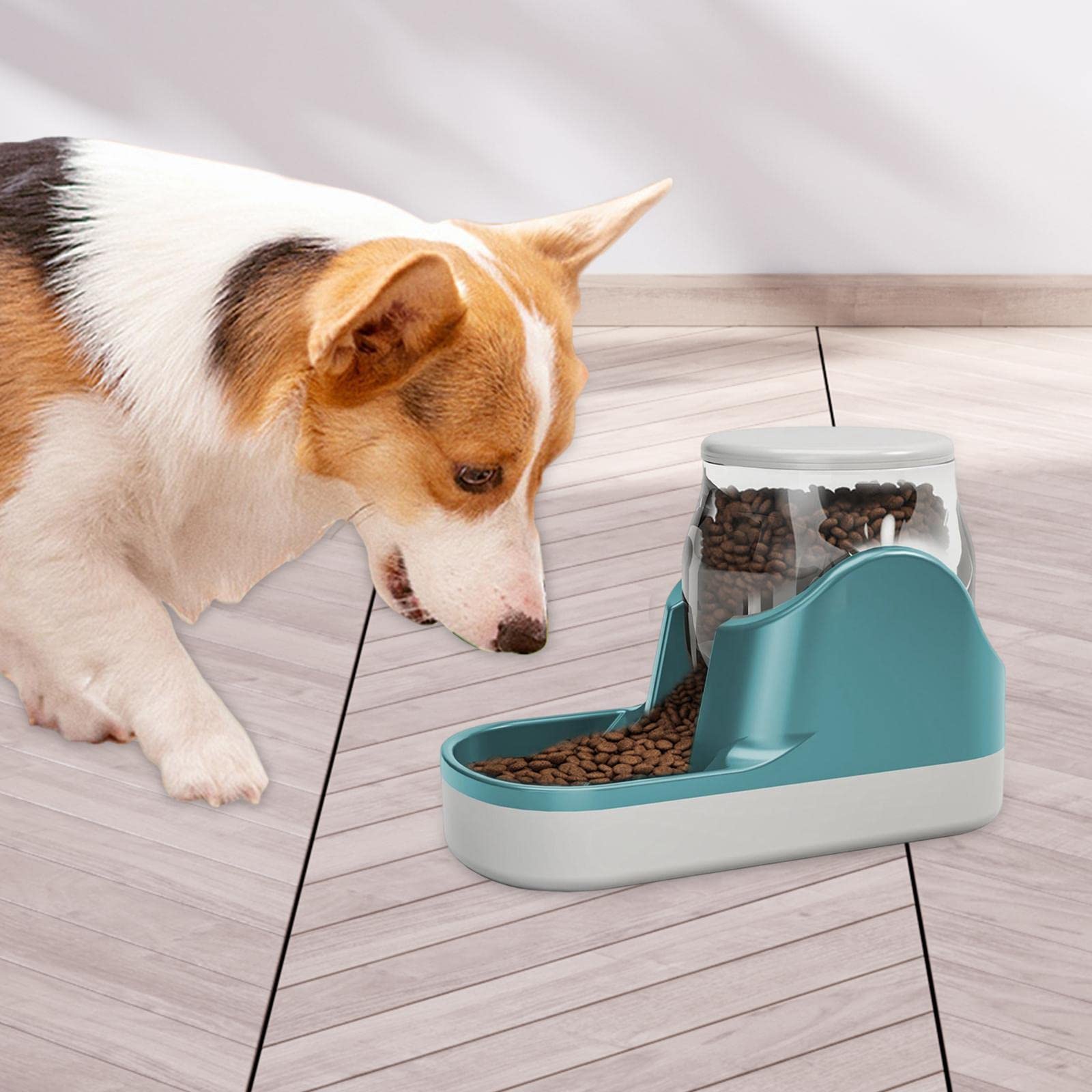 Bevitore di Acqua per Animali Domestici di Grande capacità Bevitore di Acqua a gravità Rimovibile per Gatti Ciotola d'Acqua Automatica per Cani di,