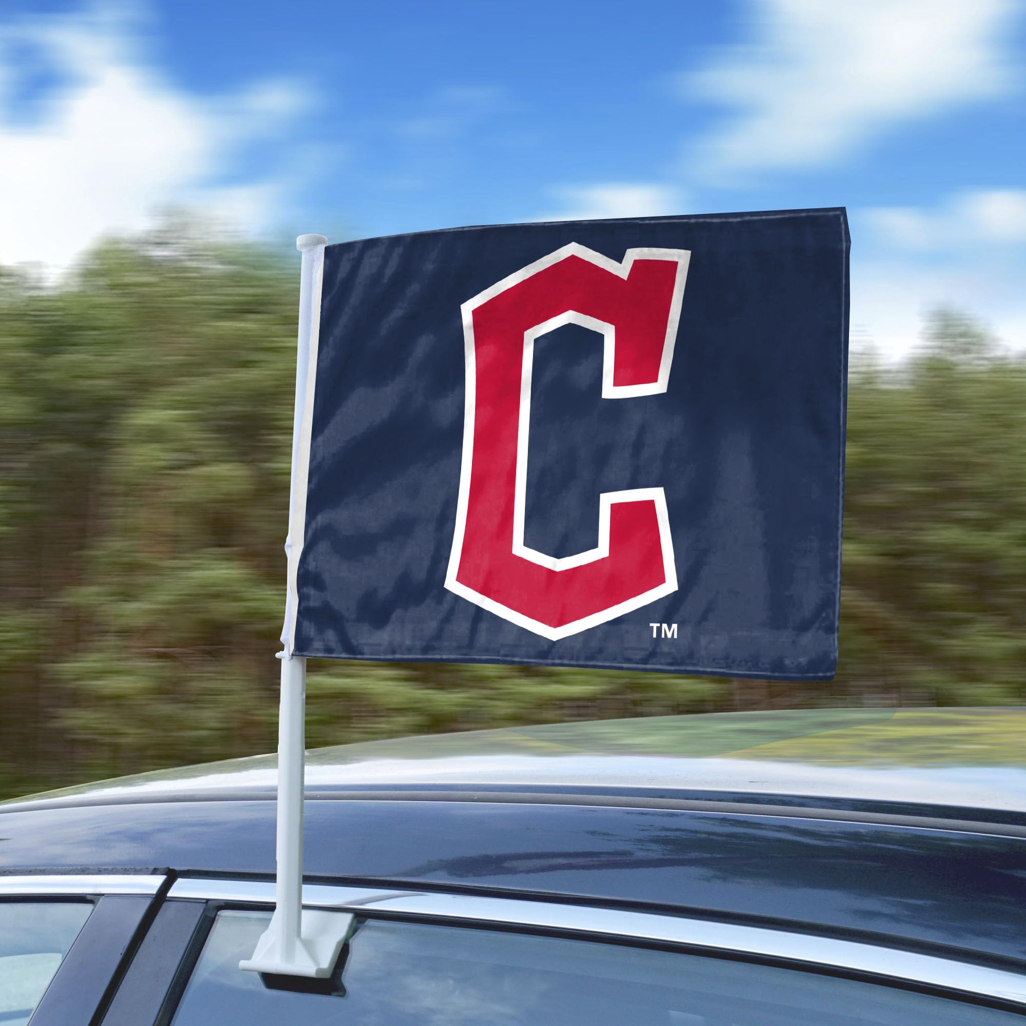 FANMATS MLB - Cleveland Guardians Car Flag Large 1pc 11