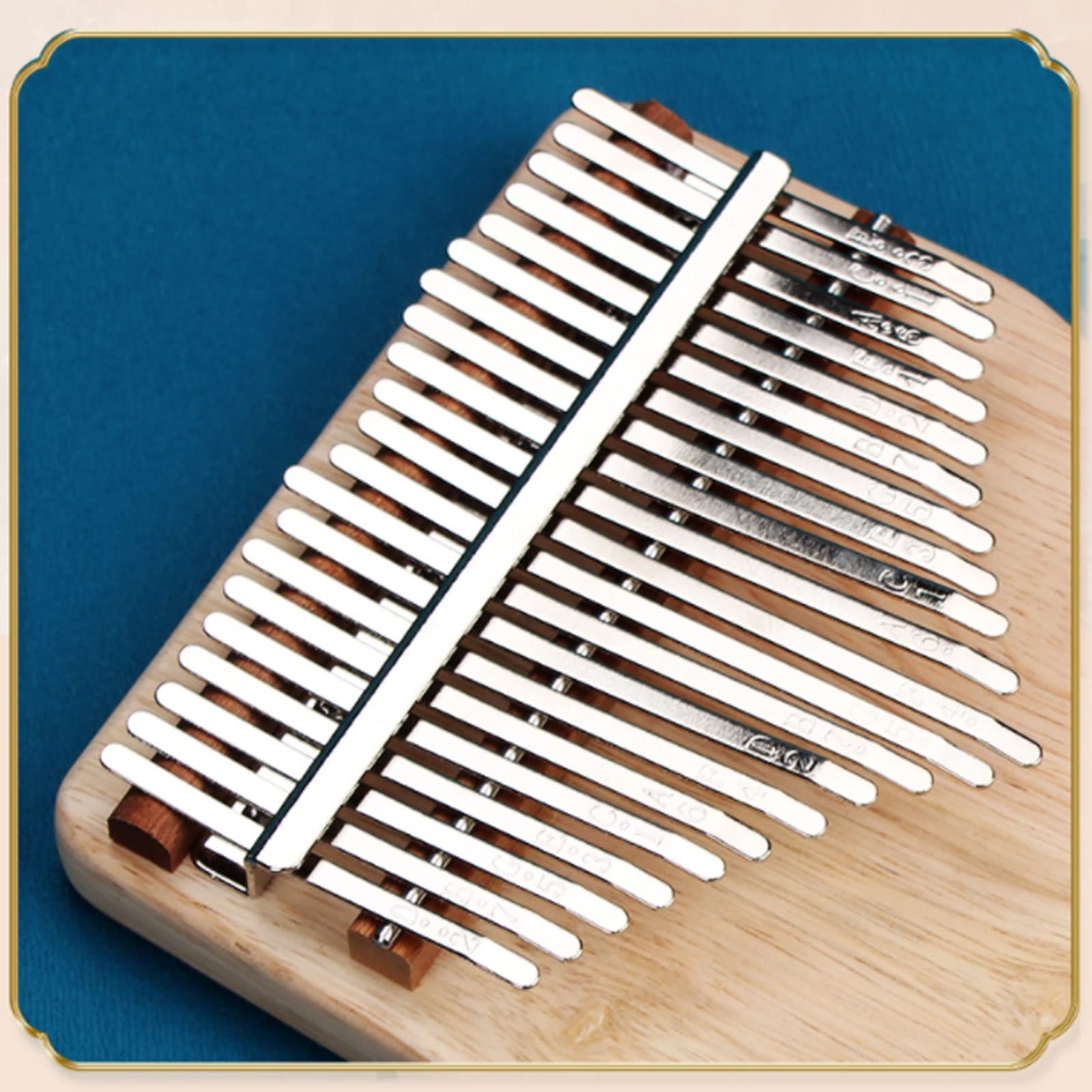 Suono Squisito Thumb Piano in Legno massello ， 21 Toni ， Accessori Musicali per Studenti Principianti da Imparare ， 4 Modelli Diversi Facile da Giocare