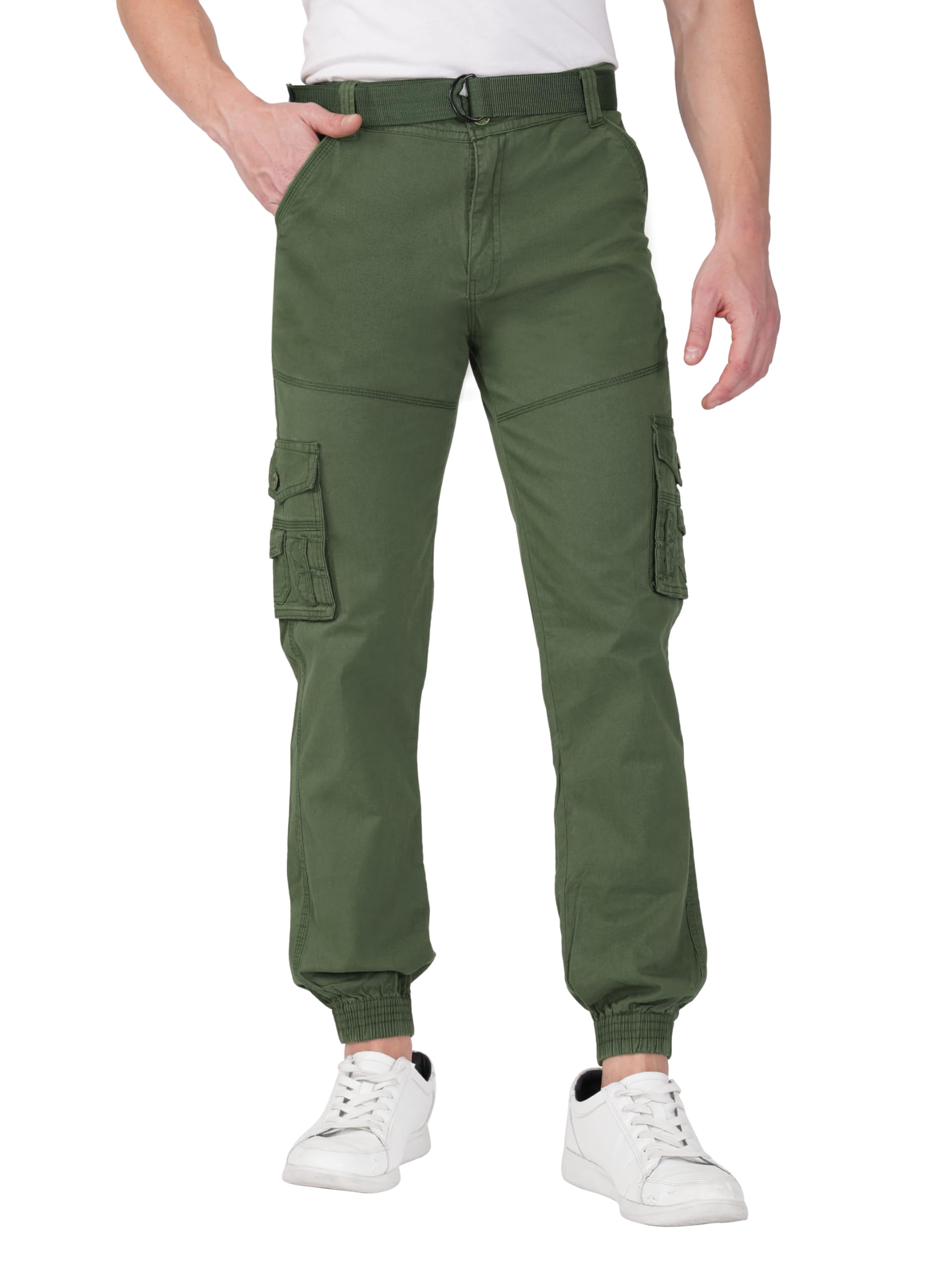 urban legends Cargos for Men || Men's Cotton Regular Fit Cargo Joggers with 6 Pockets || Casual Pants || (UL-M3)-picture-15