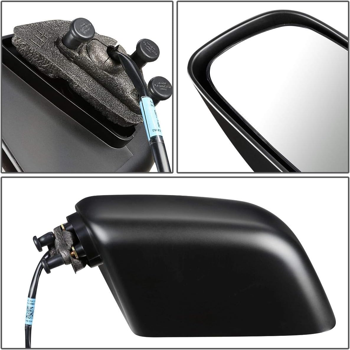 DNA Motoring OEM-MR-GM1320114 Factory Style Powered Left Side View Door Mirror