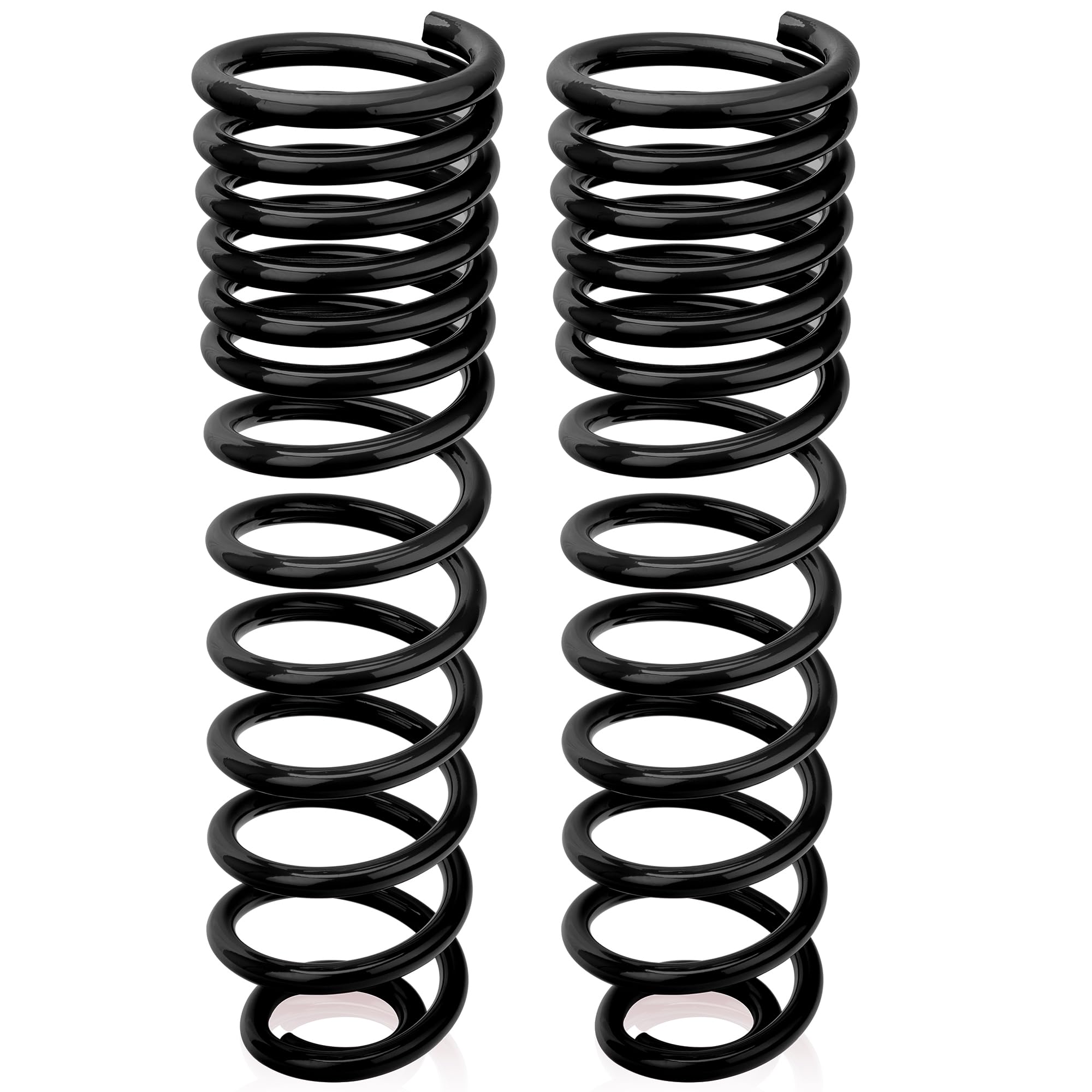 1"-3.5" Lift Rear Coil Springs for Ram 1500 2009-2018 2WD 4WD with Extra 35% Load Capacity, Heavy duty lift springs (2pcs Black)