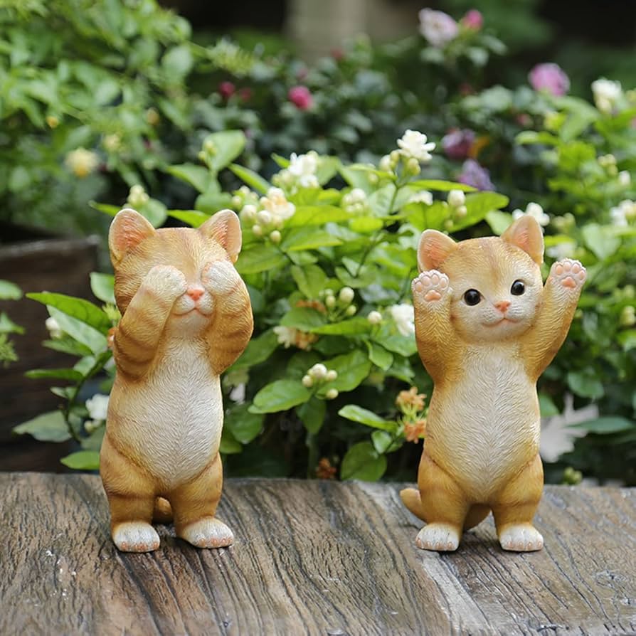 ネコ　置物 Amazon.co.jp: LxRx9 猫 置物 タイプ 雑貨 グッズ 北欧 かわいい