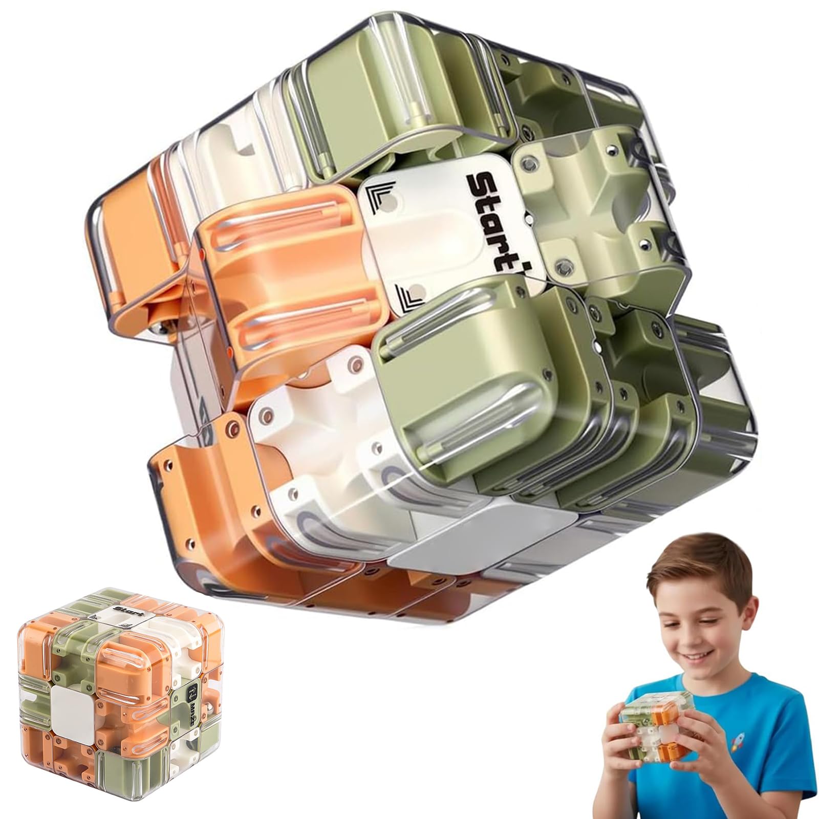 Large Labyrinth 3D Puzzles Maze Cube - Engaging Brain Teaser Toy, Labyrinth Puzzle Cube Interactive Maze Game, High - Difficulty Puzzle, Education Sensory Toys Gift for Kids and Adults