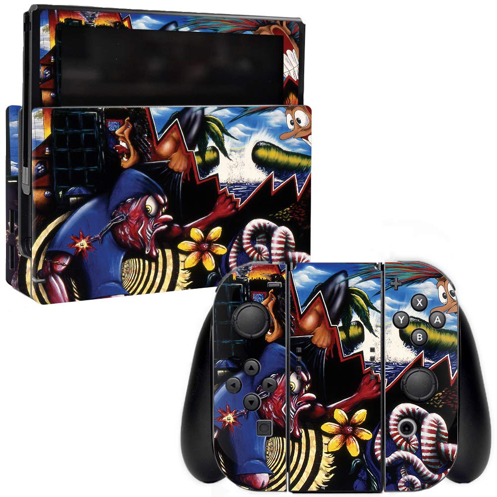 MightySkins Skin Compatible with Nintendo Switch - Alternate Reality | Protective, Durable, and Unique Vinyl Decal wrap Cover | Easy to Apply, Remove, and Change Styles | Made in The USA