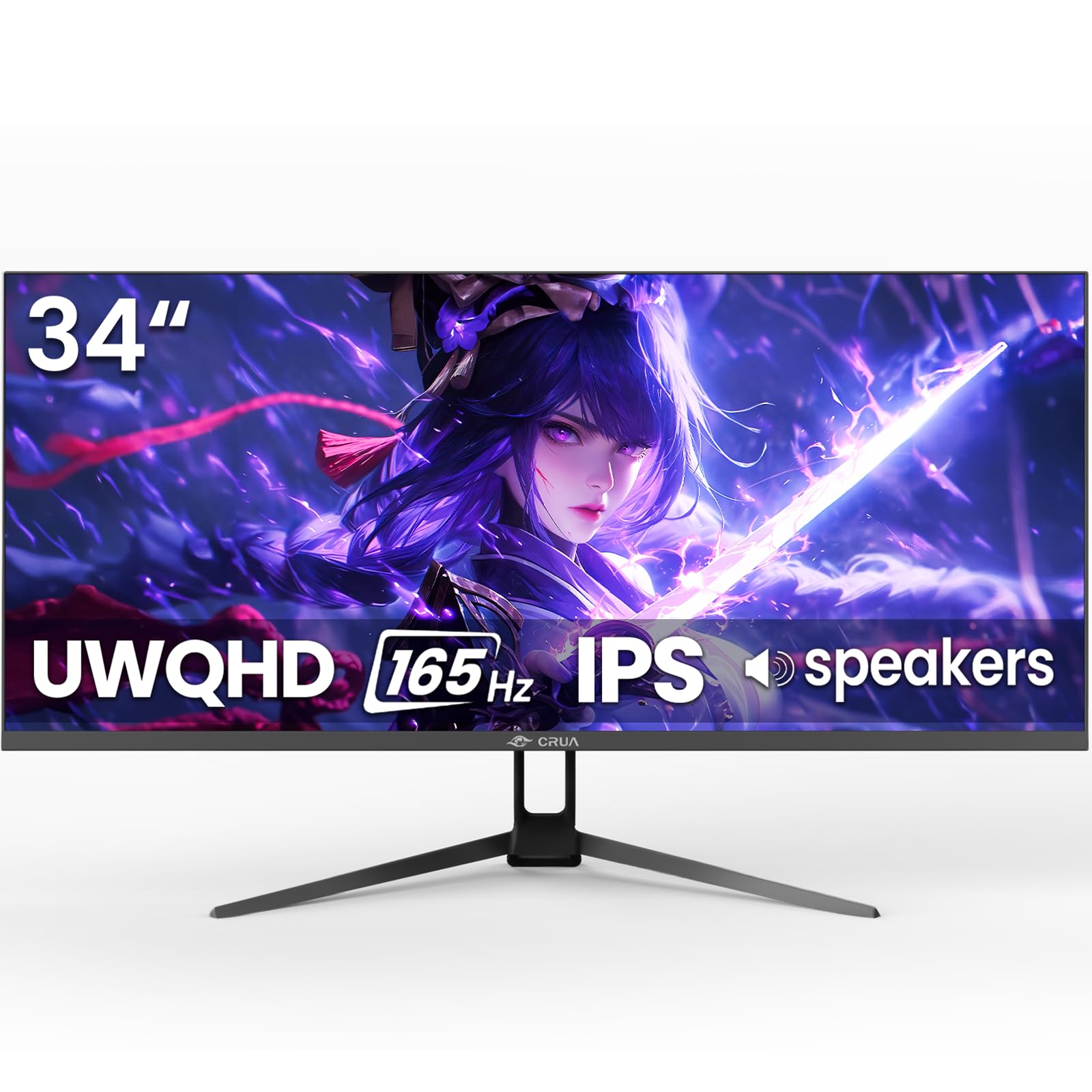 CRUA ゲーミング モニター 34インチ 165Hz Amazon.co.jp: CRUA ゲーミングモニター 34インチ 165Hz UWQHD 3440