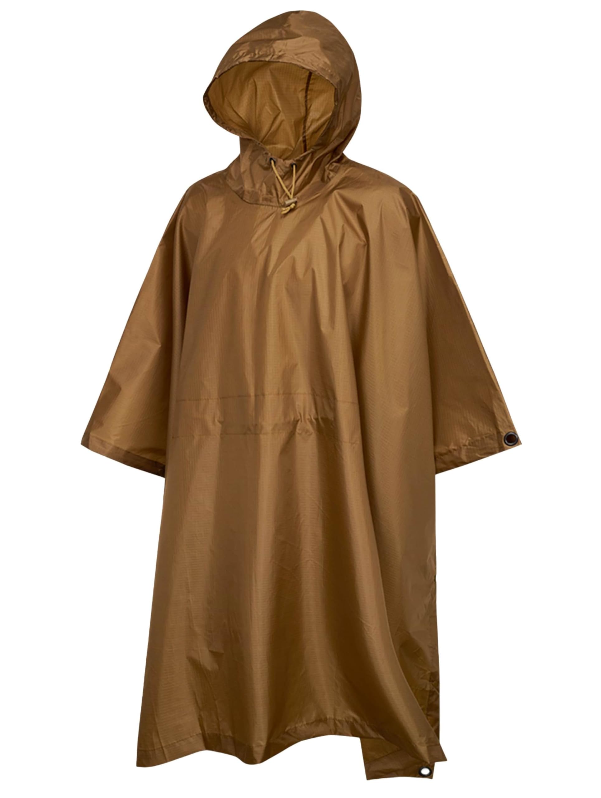 Brandit Ripstop Poncho, color: camel, size: OS