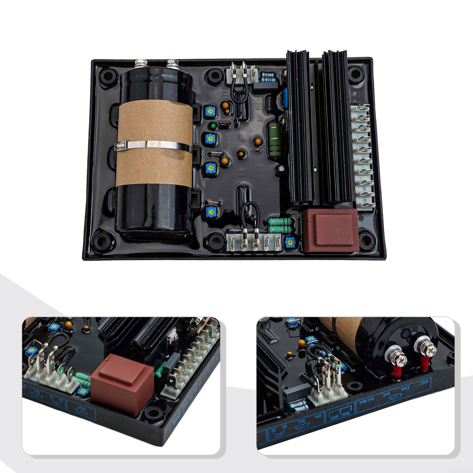 Tarjeta Reguladora de Voltaje Automático Modelo R448 Componente Esencial para Su Para Leroy Somer Generador Configuración
