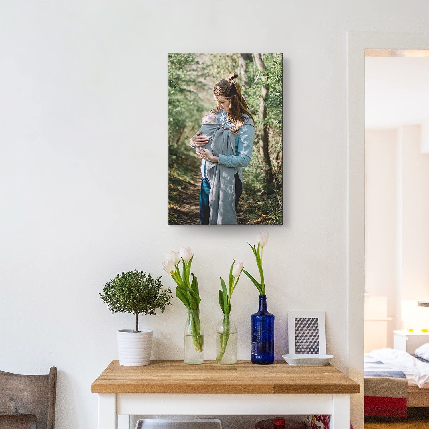 Eigenes Foto auf Leinwand drucken 180x90cm Leinwandbild auf 4cm Keilrahmen | Aus Ihrem Lieblingsfoto wird ein einzigartiges Wandbild – individuell gefertigt als persönliche Dekoration oder Geschenk