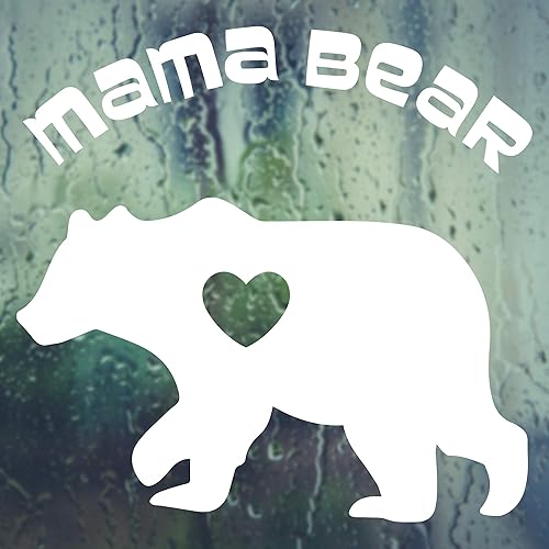 Miniatura 5 de Underground Printing Calcomanía de vinilo con texto en inglés "Mama Bear" para el Día de la Madre y la Naturaleza  5 pulgadas de ancho