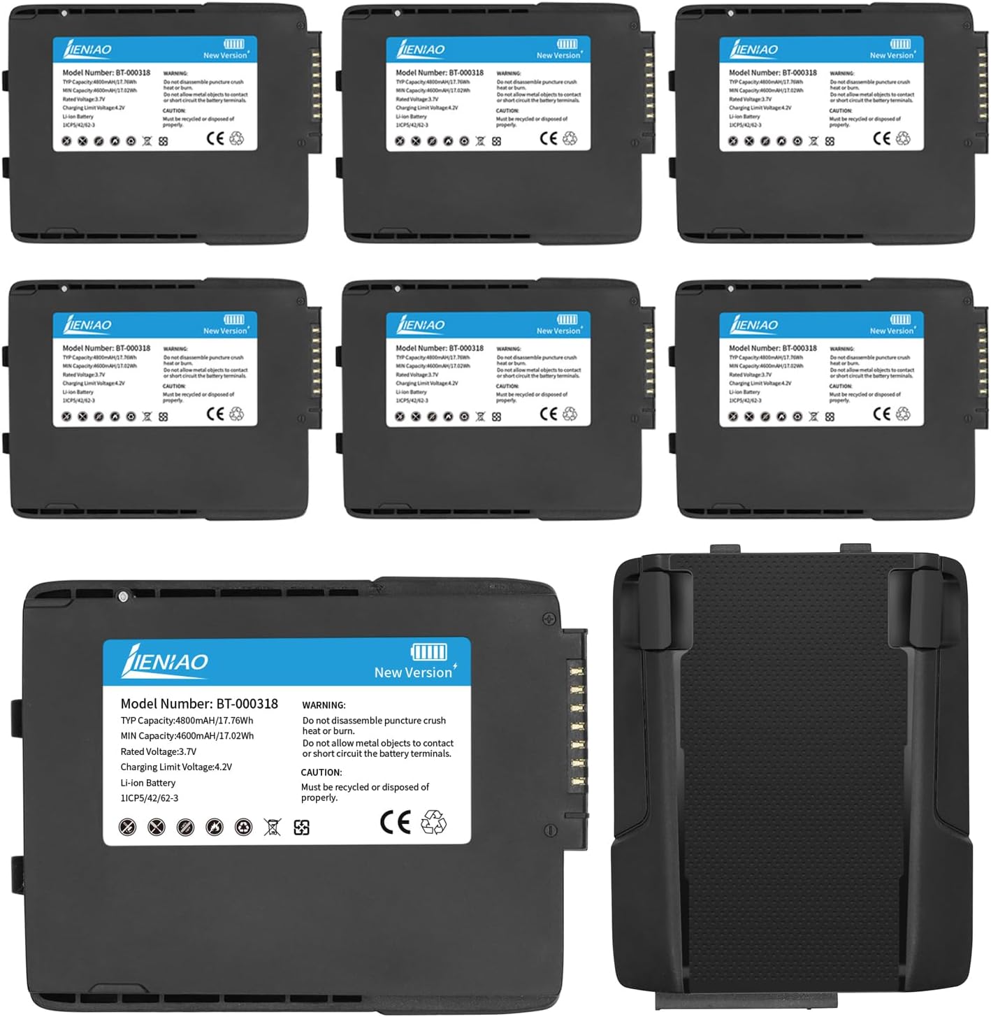 Barcode Scanner Battery TC77 BT-000318 (4800mAh) for Zebra TC77, TC70, TC75, TC72, TC70X, TC75X, TC700H, TC700K, TC77HL, TC75FK, TC720L (1)