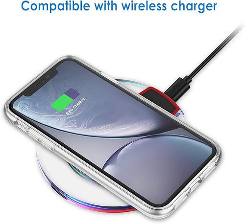 Vista 3 de JETech - Funda para iPhone XR de 6.1 pulgadas, cubierta para absorción de golpes Claro