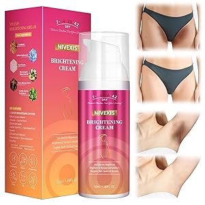 Nivexis Skin Lightening Cream, Dark Spots Remover for Body Even Toning, Effectively Whitening Women Intimate Areas, Bikini Line, Underarms, Knees, Elbows, Renew Complexion and Replenish Skin Barrier