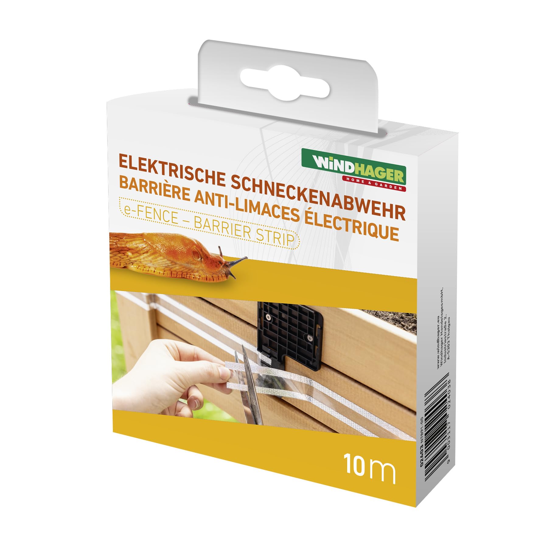 windhager e-fence tape anti-escargots