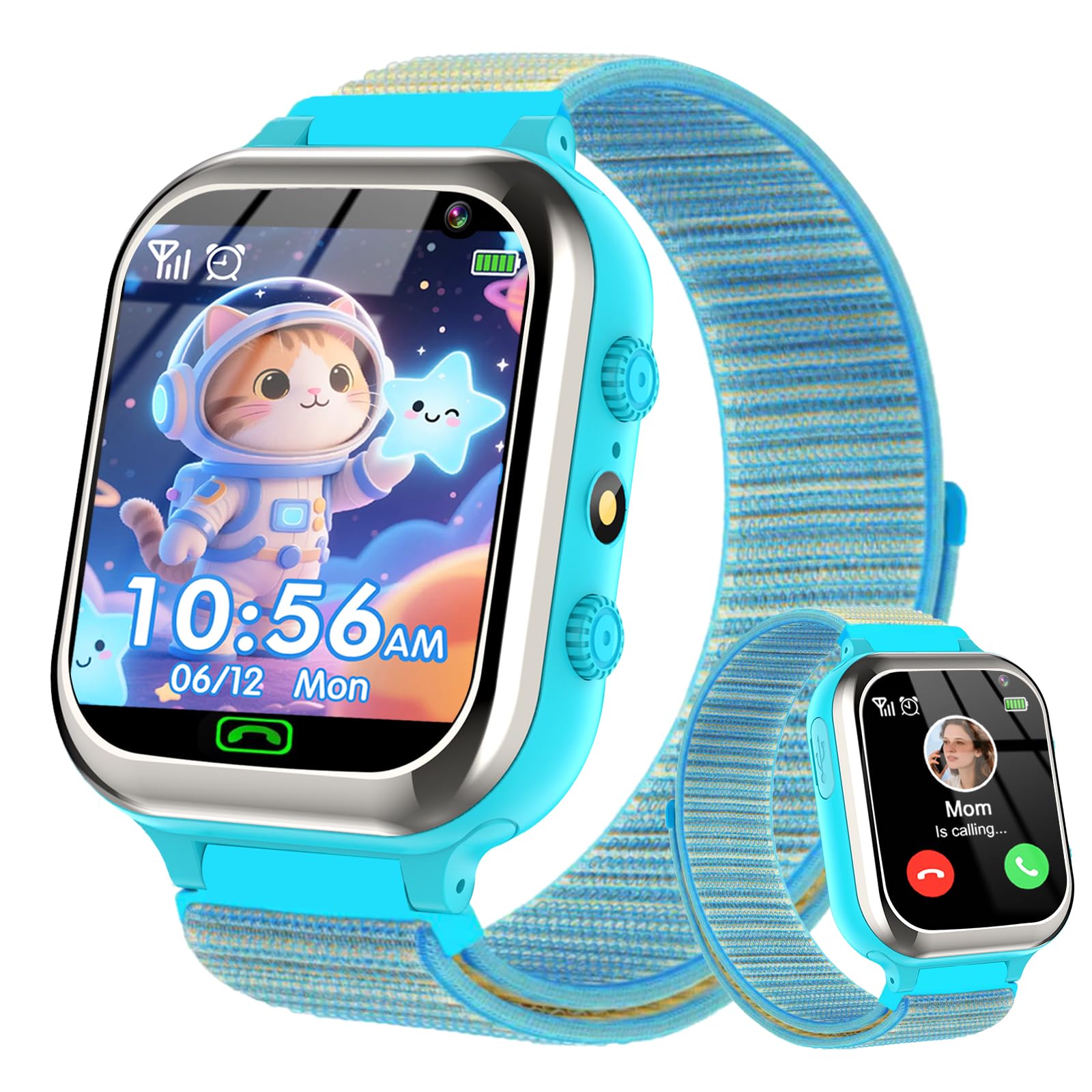 Kids Smart Watch,Smart Watch for kids with Phone Call SOS Music Video Camera Step Counter Alarm, Smartwatch for boys girls Birthday Gifts 4-8 age