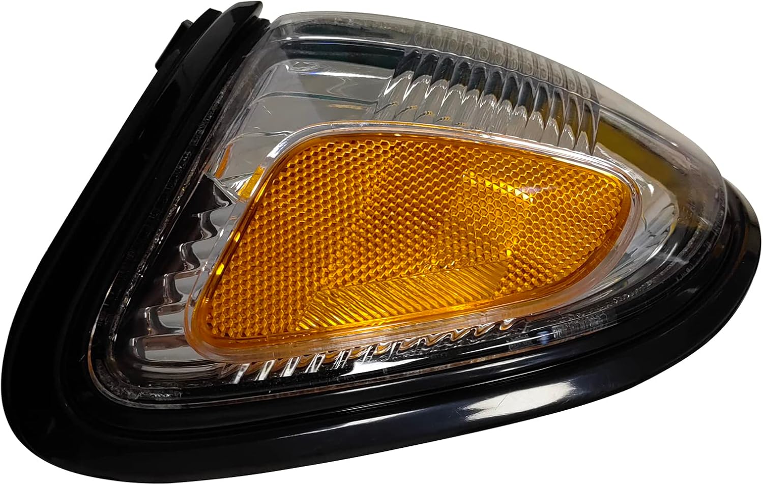 Driver and Passenger Side Park Signal Corner Marker Lights Assembly w/Black Trim Compatible with 2001-2004 Tacoma Pickup Truck 8162004090C0 8161004090C0