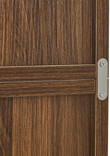 Miniatura 7 de Estante de torre multimedia de 8 niveles, gabinete de almacenamiento delgado para CD y DVD con estantes ajustables, estantería alta y estrecha para