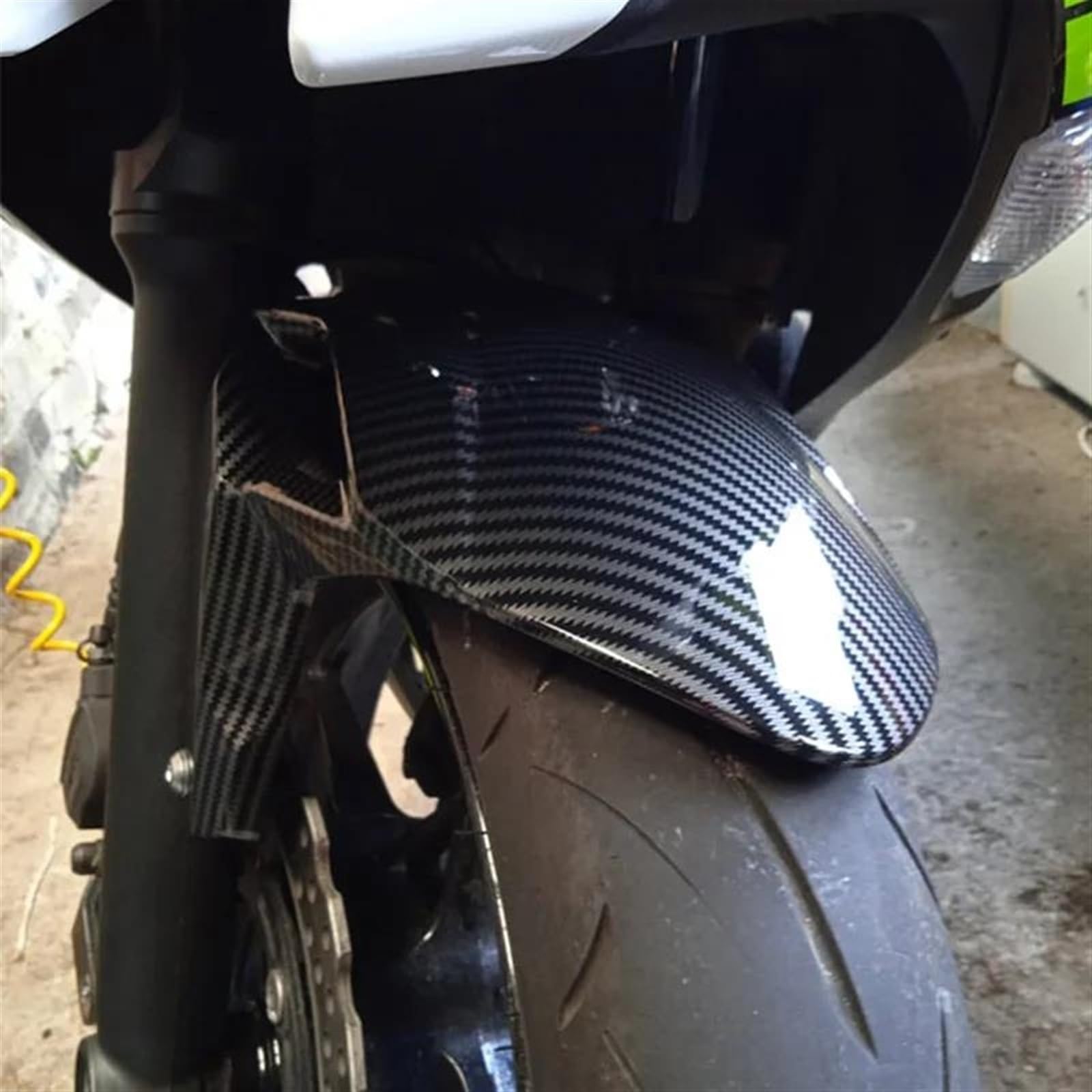 Kawasaki Z650 Ninja650 Vorderer Kotflügel Spritzschutz Carbon Fiber 2017-2021