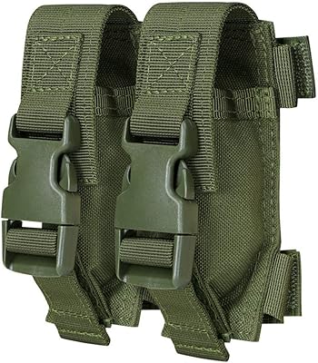 2 Pc Univeral EMT TQ Tourniquet Belt Pouch - OD Green