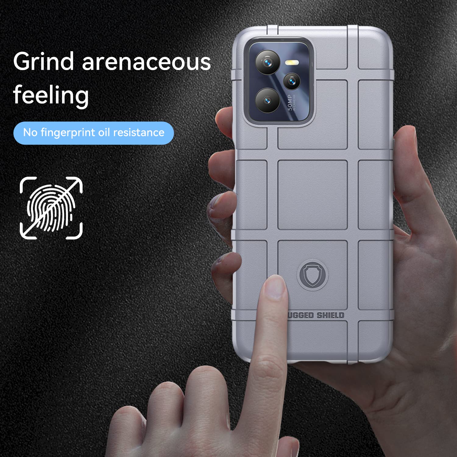 TINGYR Cover per Realme C35, Ultra Sottile di Gomma, Ottima Cover Antiurto TPU Flessibile, Custodia Case per Realme C35 Smartphone.(Azzurro