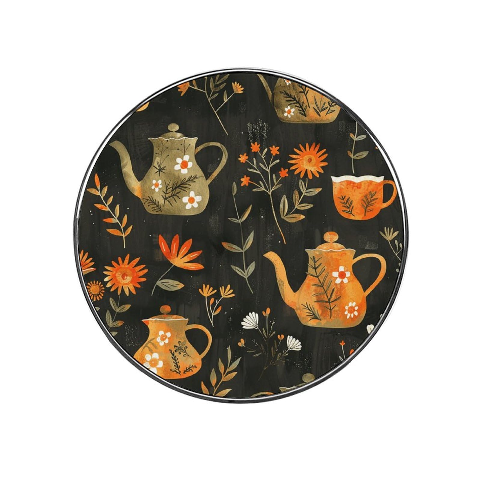 Décoration de porte de croisière magnétique et étanche motif théière