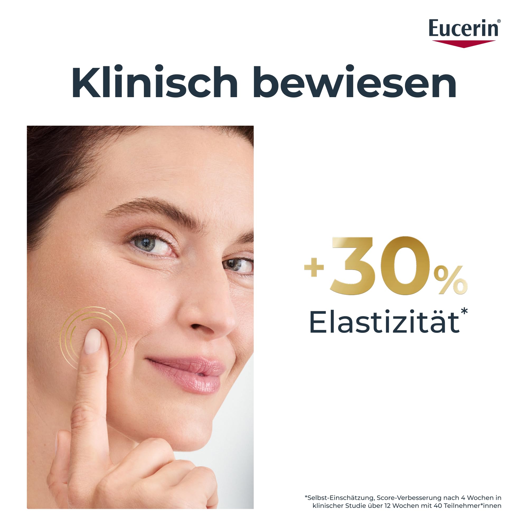 Eucerin Hyaluron-Filler + Elasticity Tagespflege LSF 30 Nachfüllkapsel 50 ml, Gesichtscreme fördert die Hautelastizität, reduziert Falten und Flecken, Anti Aging Creme mit Hyaluronsäure und Thiamidol
