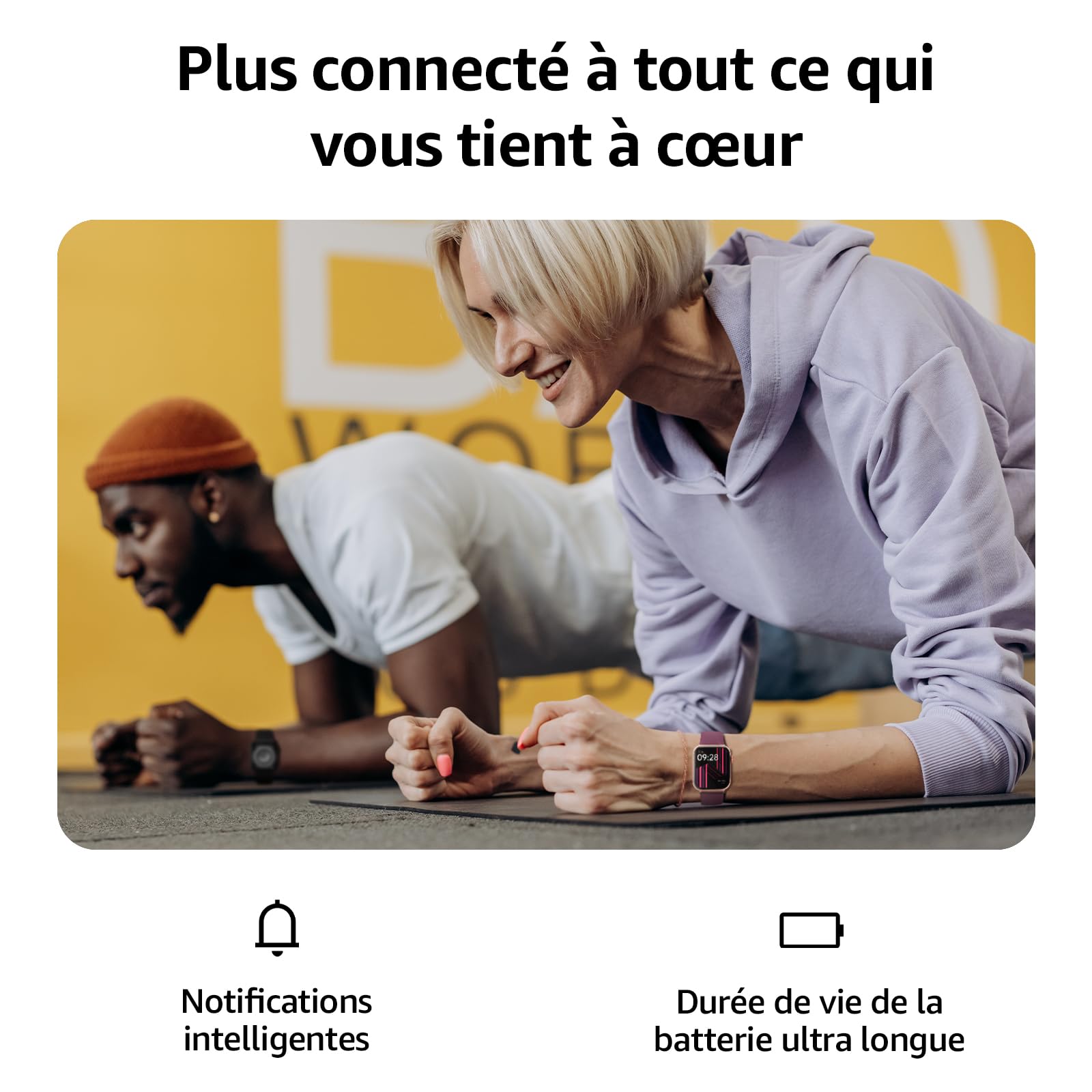 AcclaFit Montre Connectée Homme Femme avec Appels Bluetooth, Écran 1.85" HD Smartwatch Sport (140+ Modes), Cardiofréquencemètre, Moniteur de Sommeil, Étanche IP68 pour Android iOS