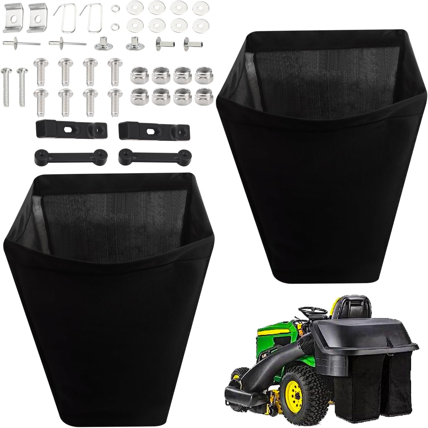 KitchenKipper AM122416 Grass Bag Kit Compatible with John