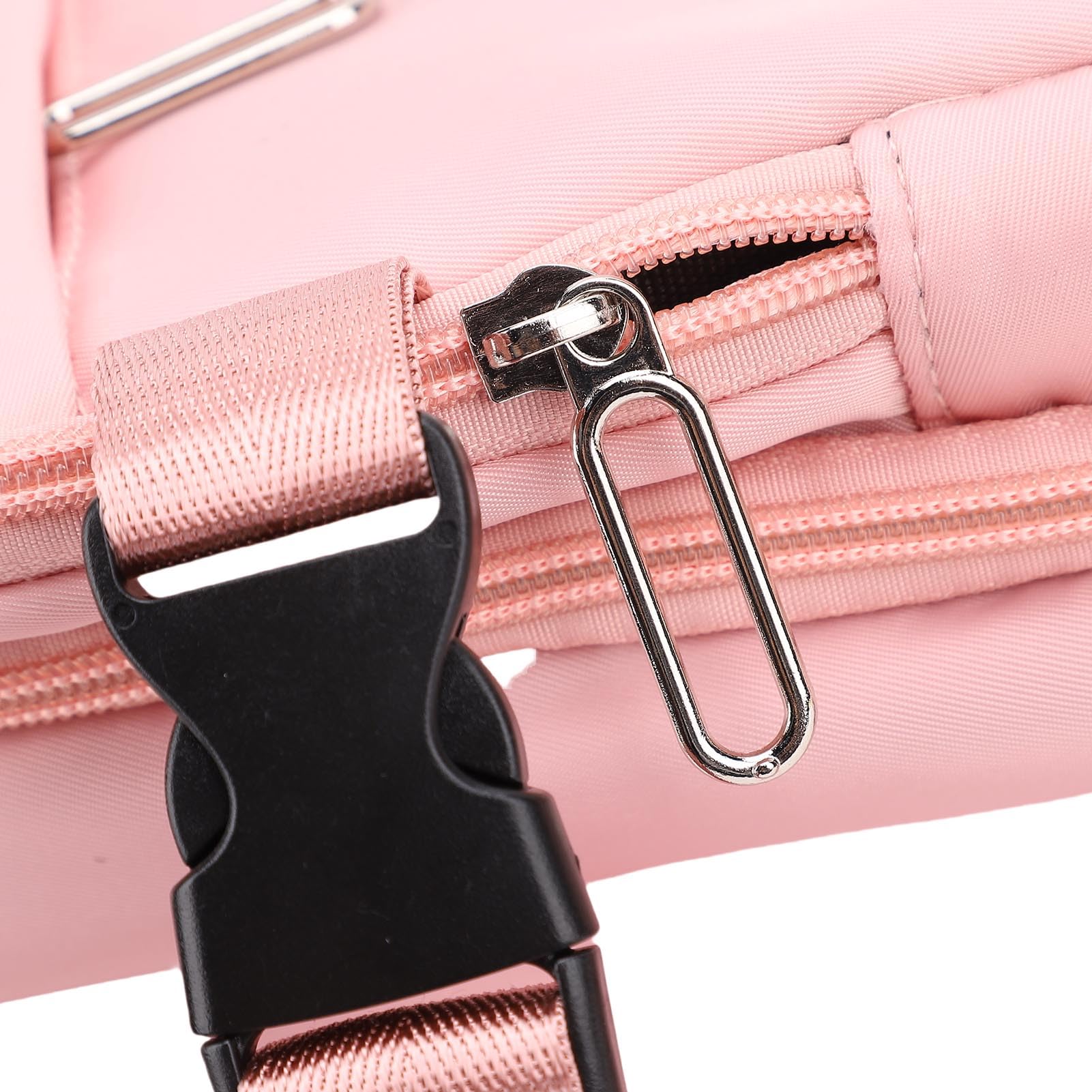 Lazmin112 Zaino per Laptop Sottovuoto Resistente Alla Pioggia 27 Litri di Grande capacità Multifunzionale per Viaggiatori D'affari Grigio (PINK)