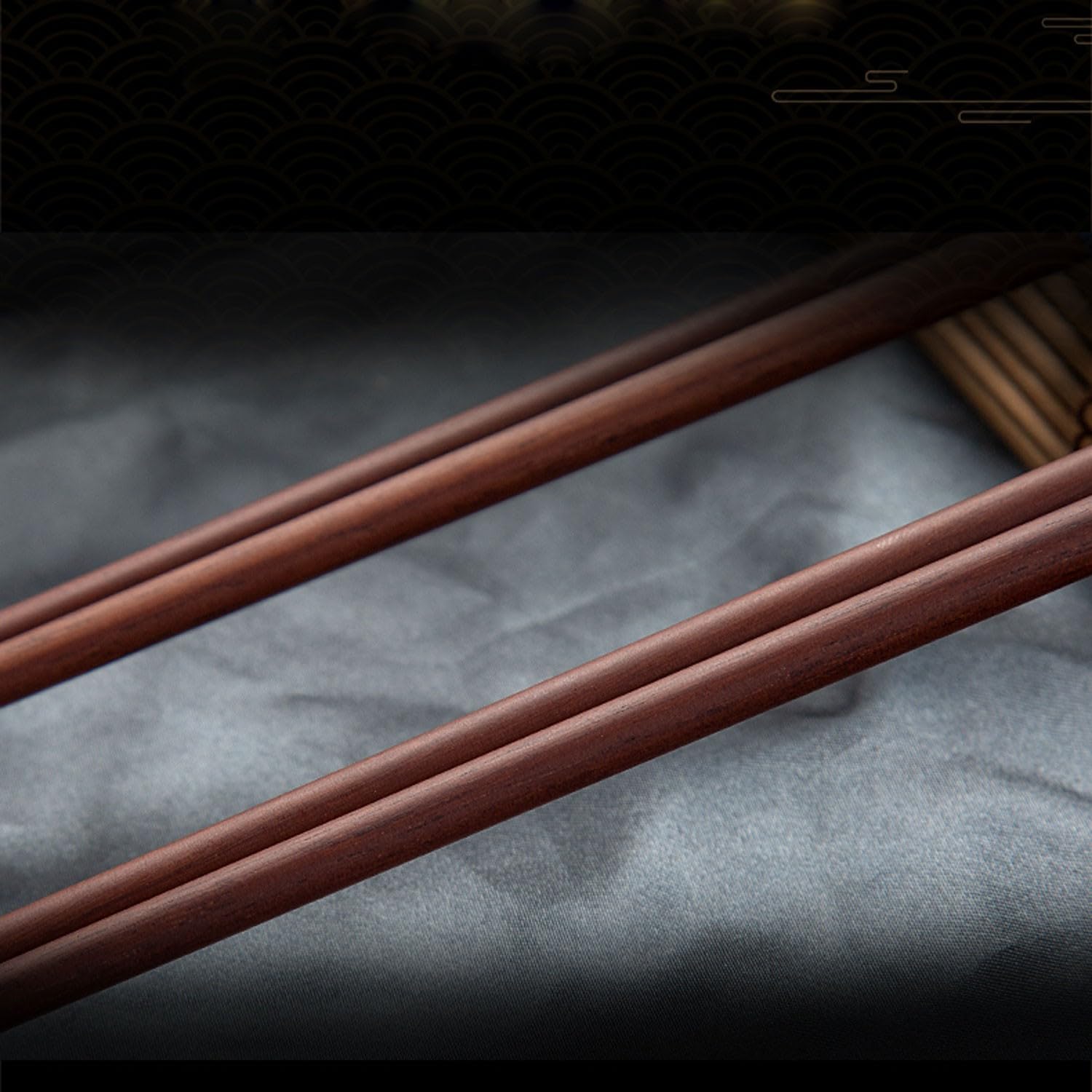 Baguettes Baguettes Baguettes en Bois Baguettes Fendues Une Personne Une Paire De Haut De Gamme Antidérapant 10 Paires(B-24.3cm)