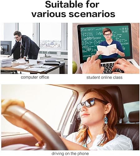 Miniatura 11 de Gafas inteligentes SKCT, lentes de sol de audio Bluetooth, llamadas manos libres, audio al aire libre, encendido y apagado automático, lentes