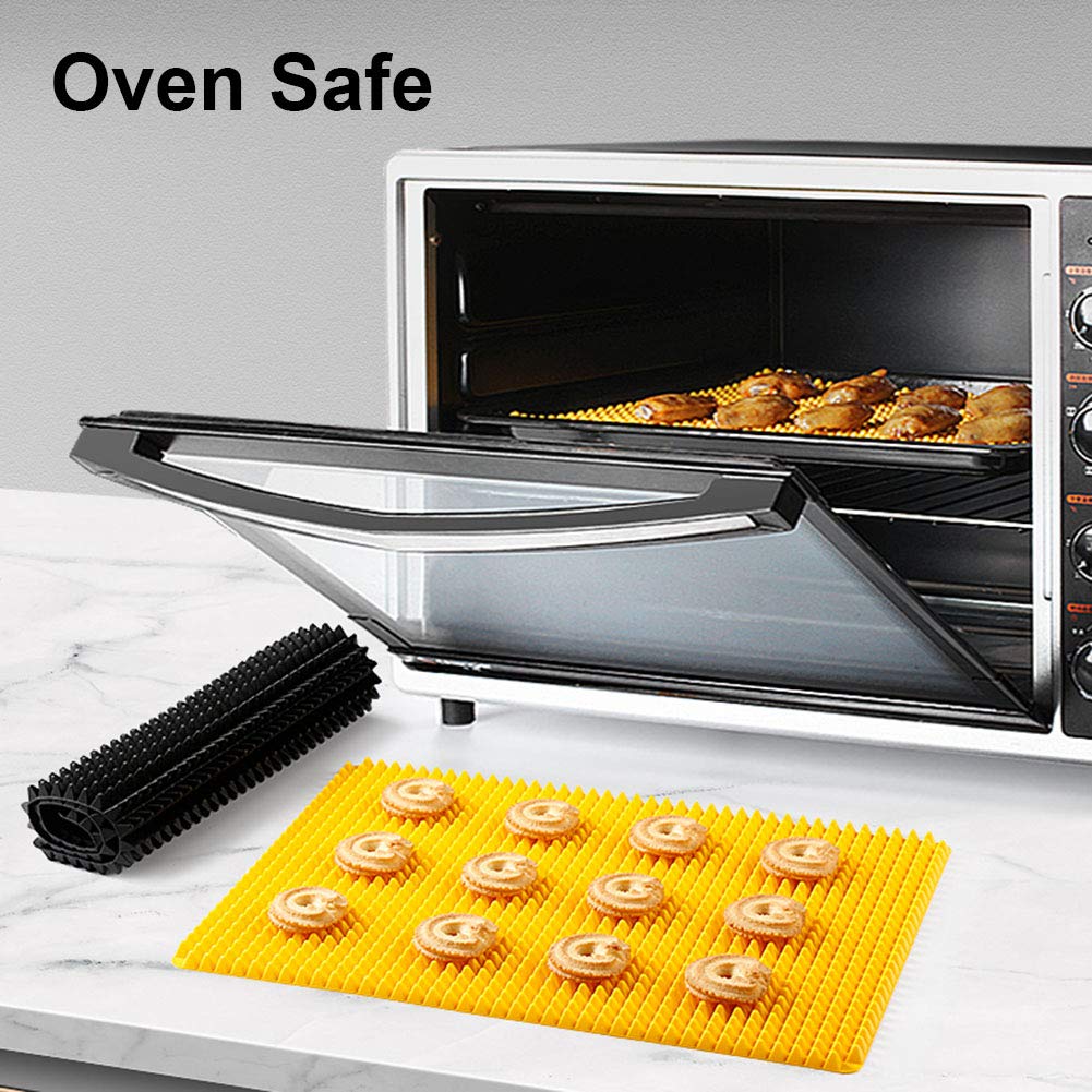 Silikon-Backmatte, antihaftbeschichtet, für Backofen, Grill, Ölfilter-Pad, 40,6 x 29,4 cm